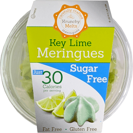 Sugar-Free Meringues - Key Lime